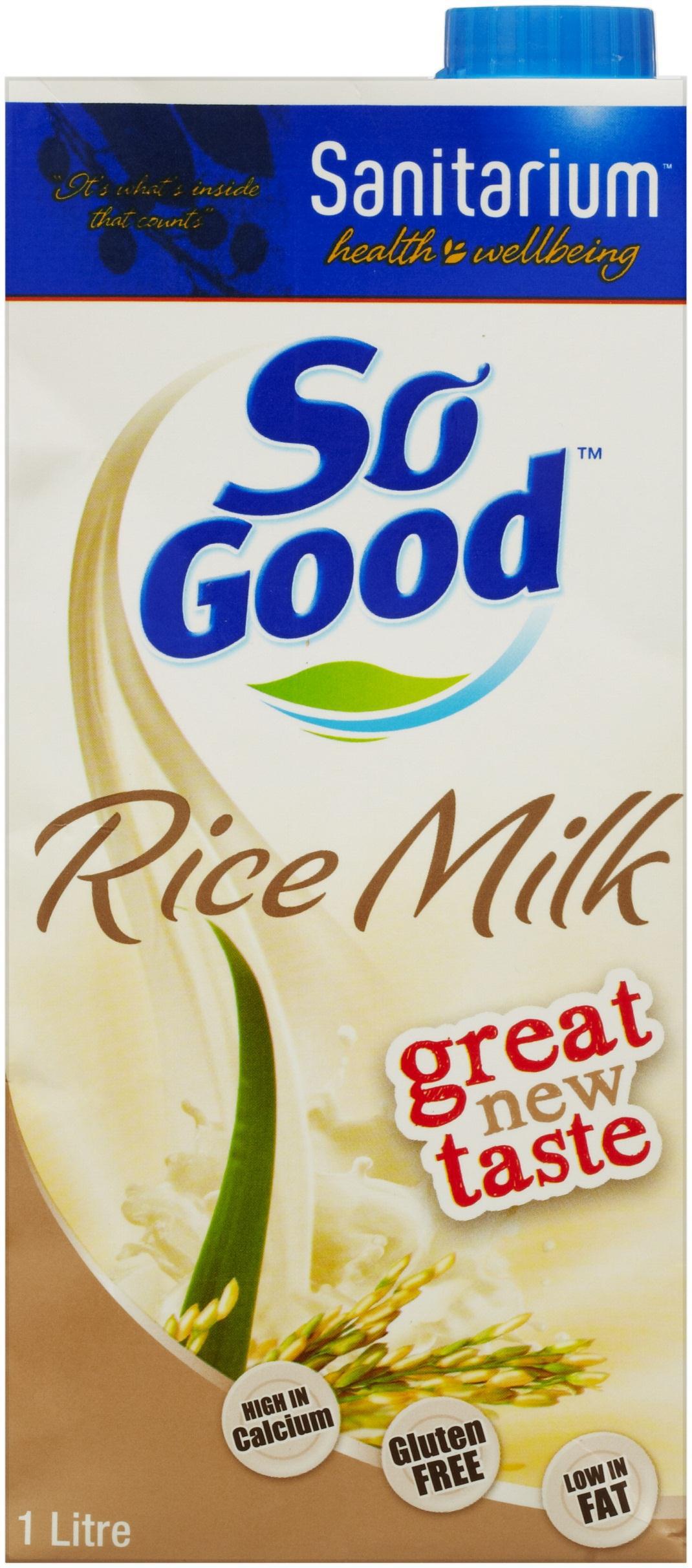 Sanitarium—So Good Rice Milk Product Safety Australia